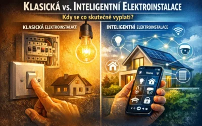 Klasická vs. inteligentní elektroinstalace: kdy se co skutečně vyplatí