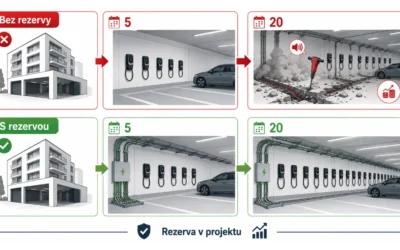 Jak správně dimenzovat kabelové trasy pro budoucí rozšíření nabíječek