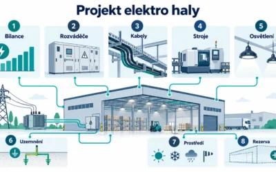Silnoproudá elektroinstalace průmyslové haly: na co myslet v projektu od začátku