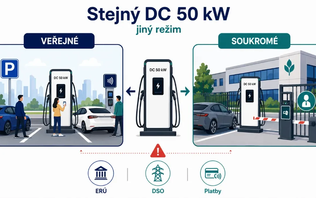 Veřejná vs. soukromá dobíjecí stanice: co se liší v projekci a povolování